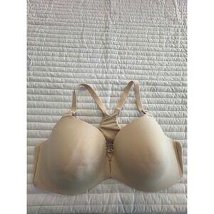 Soma Enbliss Wireless Front Close Racerback Bra‎ - Size 42C Beige